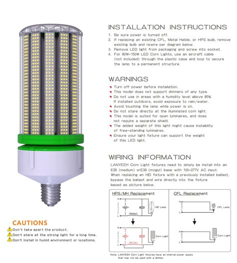 Jesled W W W W Led Corn Cob Light Bulb Replace For W