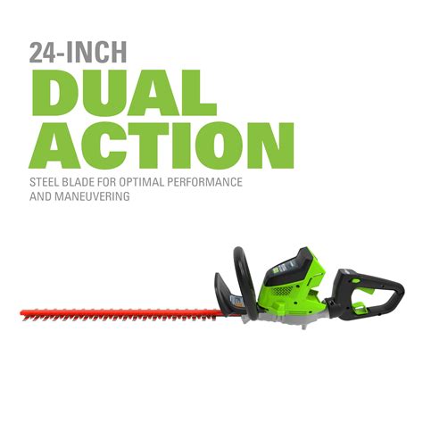 Snapklik Greenworks V Brushless Cordless Hedge Trimmer