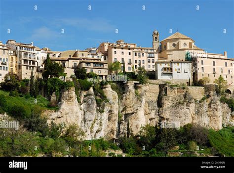 Spain Castile La Mancha Cuenca Historic Walled Town Listed As World