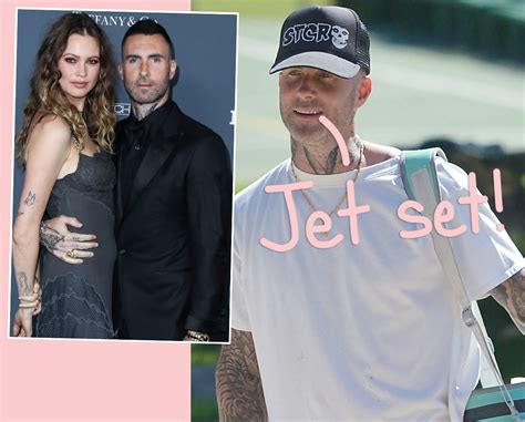 Adam Levine & Behati Prinsloo Spotted Flying To Sin City Together ...