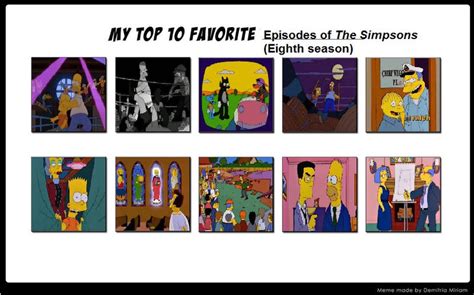 My Top 10 Episodes of The Simpsons (Eighth Season) by markthepencilguy ...