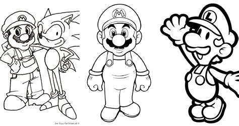 20 Free Mario Coloring Pages for Kids and Adults
