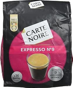 Carte Noire Espresso Intense N Dosettes Souples Lot De X