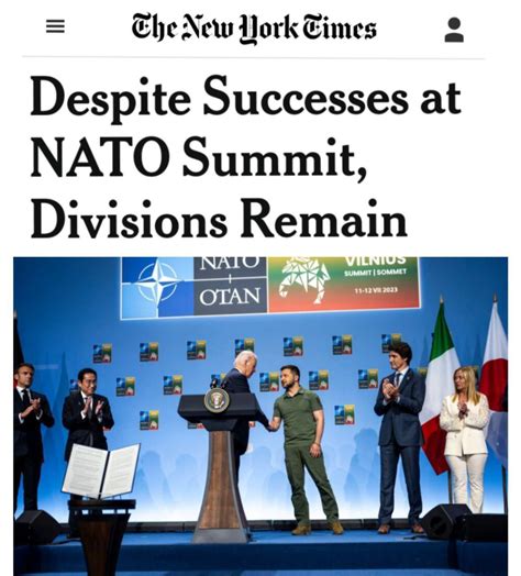 Zlatti On Twitter Despite Successes At Nato Summit Differences