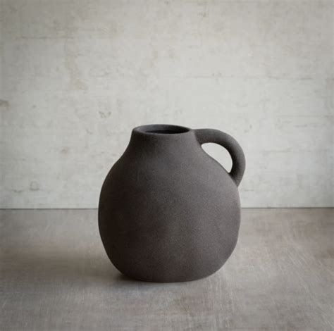 Dark Grey Walt Vase At Mighty Ape Nz