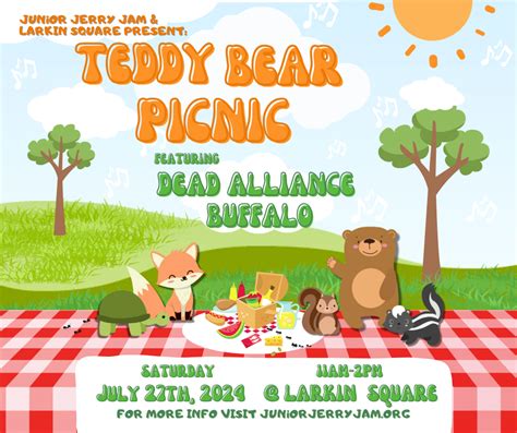 Teddy Bear Picnic Featuring Dead Alliance Buffalo Larkin Square