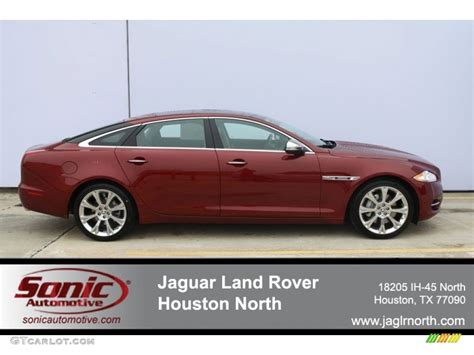 Claret Red Metallic Jaguar Xj Xjl Portfolio Photo