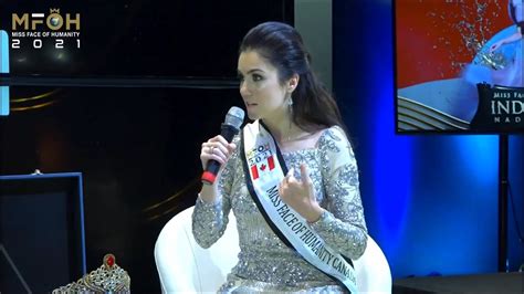 Miss Face Of Humanity 2021 Ambassador Interviews MFOH PRESSCON YouTube