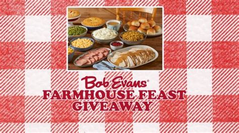 Bob Evans Farmhouse Feast Giveaway - Chance To Win Bob Evans Gift Card ...