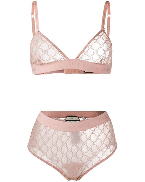 Gucci Synthetic Polyamide Lingerie Swimwear In Pink Lyst