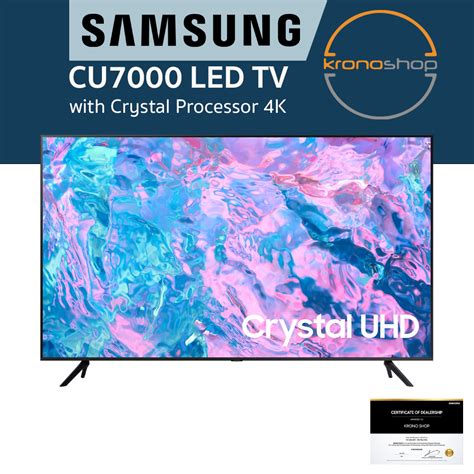 SAMSUNG CU7000 85 Inch 4K UHD Smart TV Crystal Processor 4K