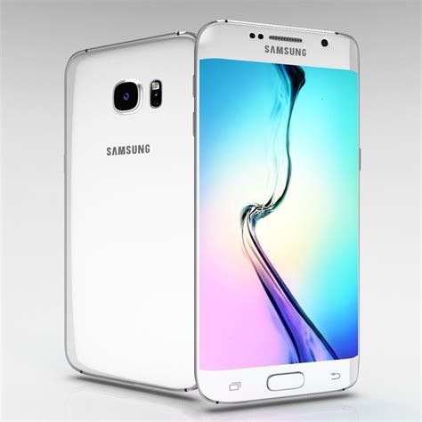 Samsung Galaxy S6 Edge Plus White Pearl 3D Model CGTrader