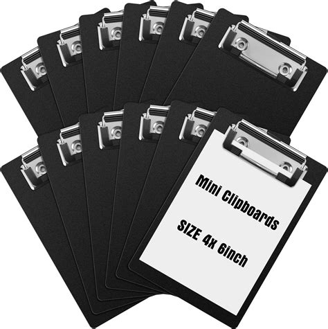 Amazon 2 Pack Mini Clipboard Small Clipboards 4 X 6 Pocket