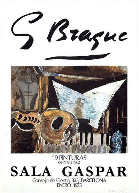 Georges Braque Poster For Gaspar Room For Sale At Pamono