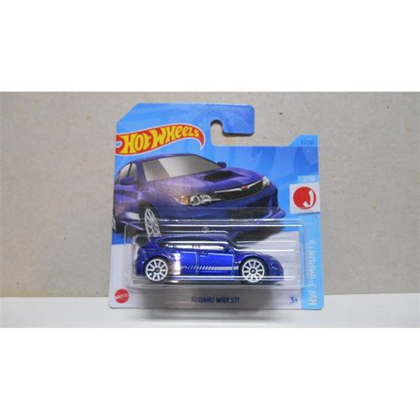 SUBARU WRX STi BLUE 2 10 J IMPORTS 1 64 HOT WHEELS BCN STOCK CARS