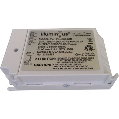 12v 48w Dimmable Cv Dc Led Driver Etl Approved