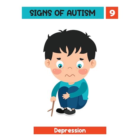 Dibujo Conceptual De La Conciencia Del Autismo Vector Premium