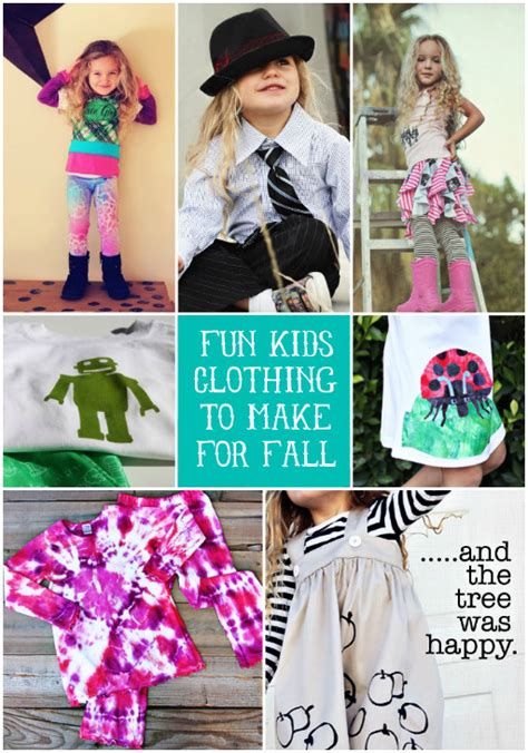 Fun DIY Kids Clothing to Make For Fall