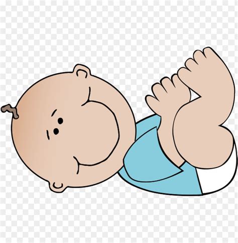 Cartoon Baby Lying Down Clipart Png Photo 66659 TOPpng