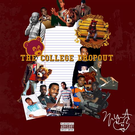 Kanye West - The College Dropout : r/freshalbumart