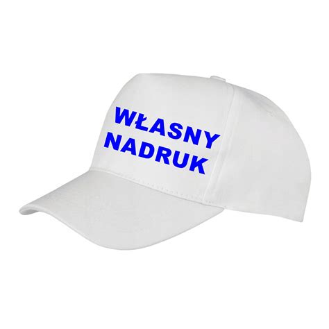 Czapka z daszkiem z WŁASNYM Napisem LOGO 13521252413 Allegro pl