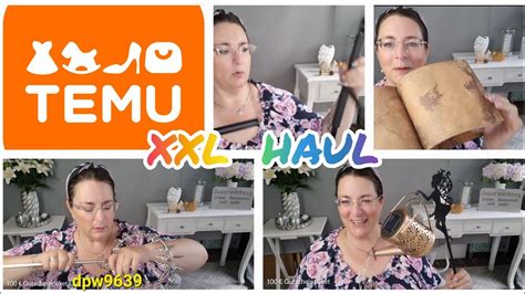 Temu Xxl Haul Basteln Deko Geschenke Haushalt Organisation Youtube