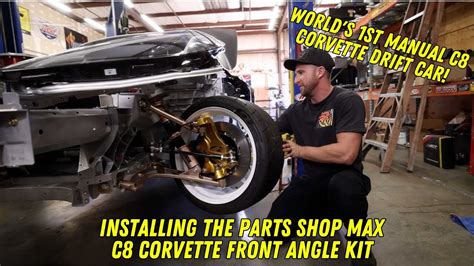 Worlds 1st Manual C8 Corvette Drift Car Installing The Parts Shop