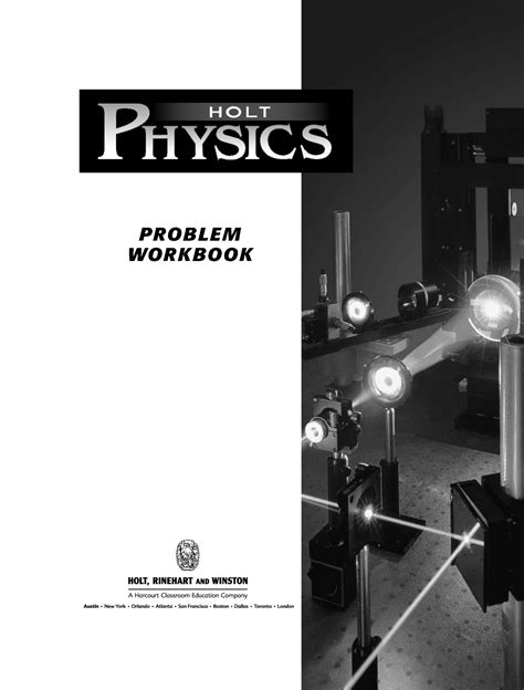 Solution Holt Physics Problem Workbook Studypool Worksheets Library