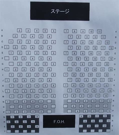 【座席表予想図】横浜1000club（ヨコハマサウザンドクラブ） 座席表予想図 アリーナ