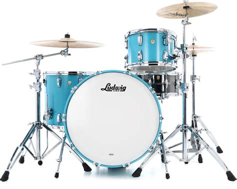 Ludwig Classic Maple Pro Beat 3 Piece Shell Pack Heritage Blue