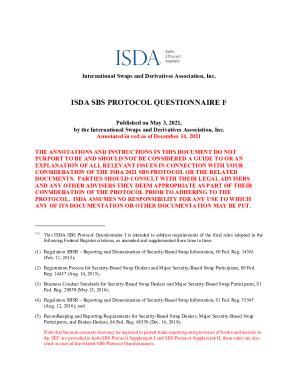 Fillable Online ISDA Publishes SBS Protocol Agreement Fax Email Print