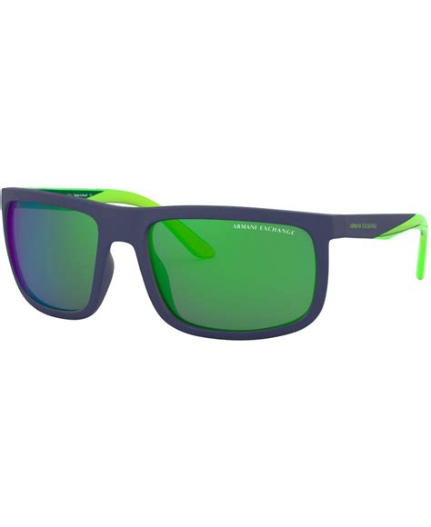 Armani Exchange Sunglasses, Ax4084s 60 in Green for Men - Lyst