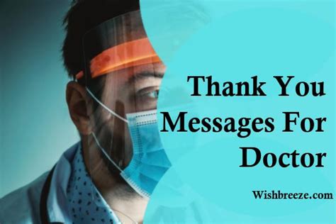 54 Thank You Messages Wishes And Captions For Doctor Wishbreeze