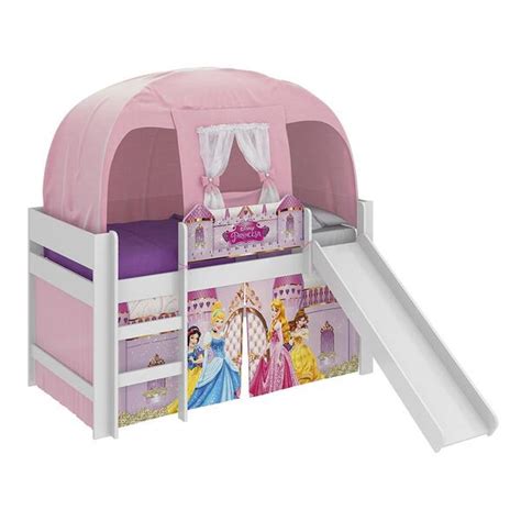 Cama Escorregador E Barraca Princesas Disney Play Leroy Merlin