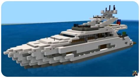 Minecraft How To Build A Yacht In Minecraft Minecraft Yacht Tutorial