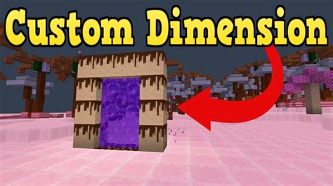 Minecraft Bedrock Edition Addon Custom Dimension IDEA YouTube