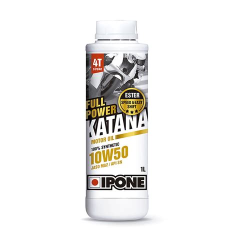 Aceite Para Moto Ipone Full Power Katana W T Sint Tico Litro