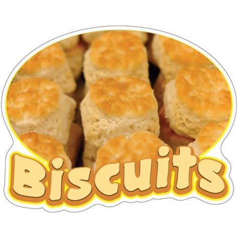 Signmission 12 In Decal Concession Stand Food Truck Sticker Biscuits