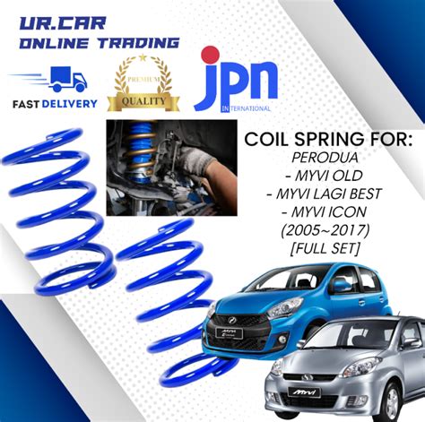 Jpn Coil Spring Perodua Myvi Old Myvi Lagi Best Myvi Icon