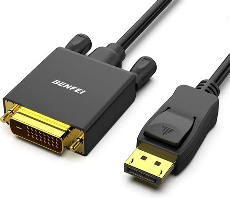 Benfei Câble Displayport Vers Dvi 3m Dp Vers Dvi D Single Link Mâle à