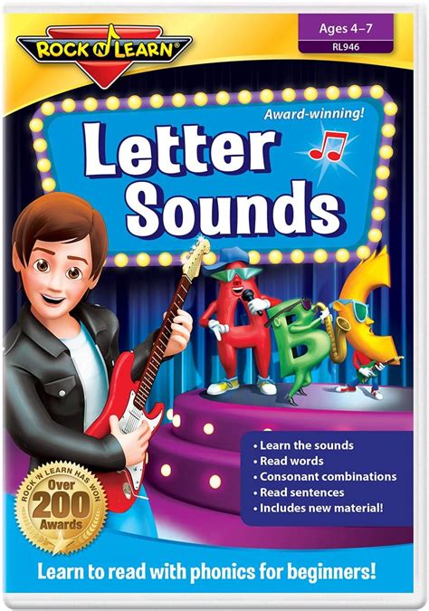 Rock N Learn Letter Sounds Dvd Uk Stationery And Office