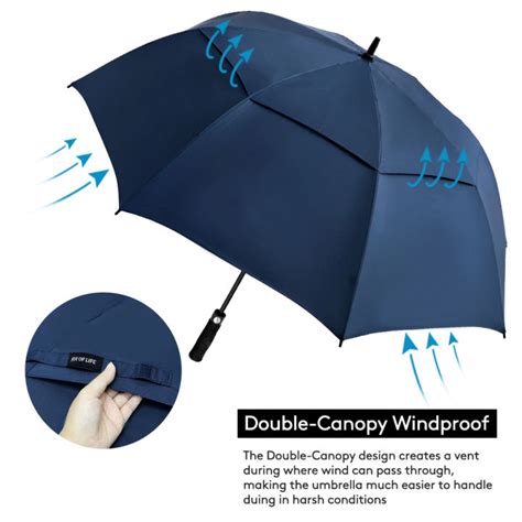 Zomake Big Umbrella Automatic Open For Business Umbrellas Golf