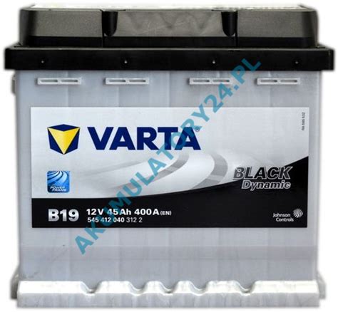 VARTA BLACK DYNAMIC B19 12V 45Ah 400A P