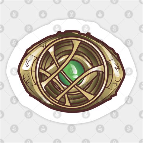 Eye Of Agamotto - Doctor Strange - Sticker | TeePublic