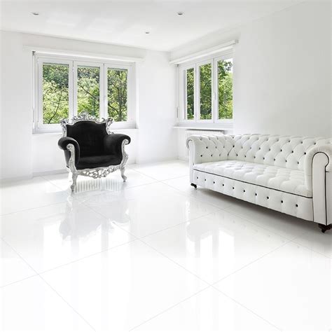 PORCELANATO VITRIFICADO BLANCO PLUS PULIDO 60X60CM CAJA 1 44M2