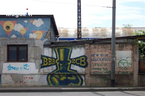 Foto Graffiti Der Bad Blue Boys In Der Innenstadt Bilder Von Dinamo