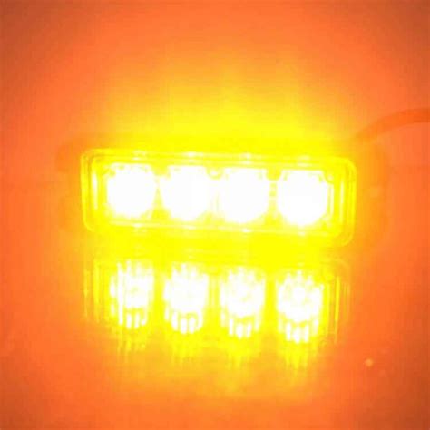 Nl220 4 4led Amber Strobe Lights