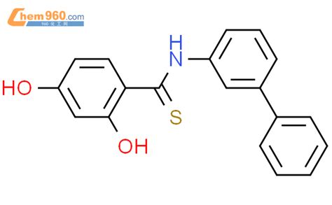 870088 02 1 Benzenecarbothioamide N 1 1 Biphenyl 3 Yl 2 4 Dihydroxy