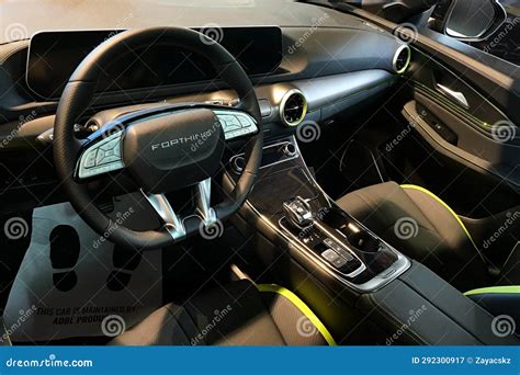 Interior And Driver Seat Of Modern Chinese Compact Crossover Suv Car