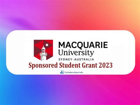 Sponsored Student Grant At Macquarie University Australia